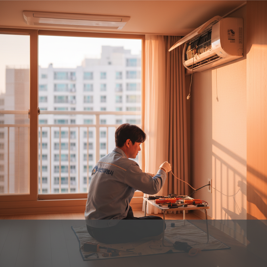 동백동 에어컨 수리, 투명한 견적으로 여름 준비 끝! | 에어컨마법사