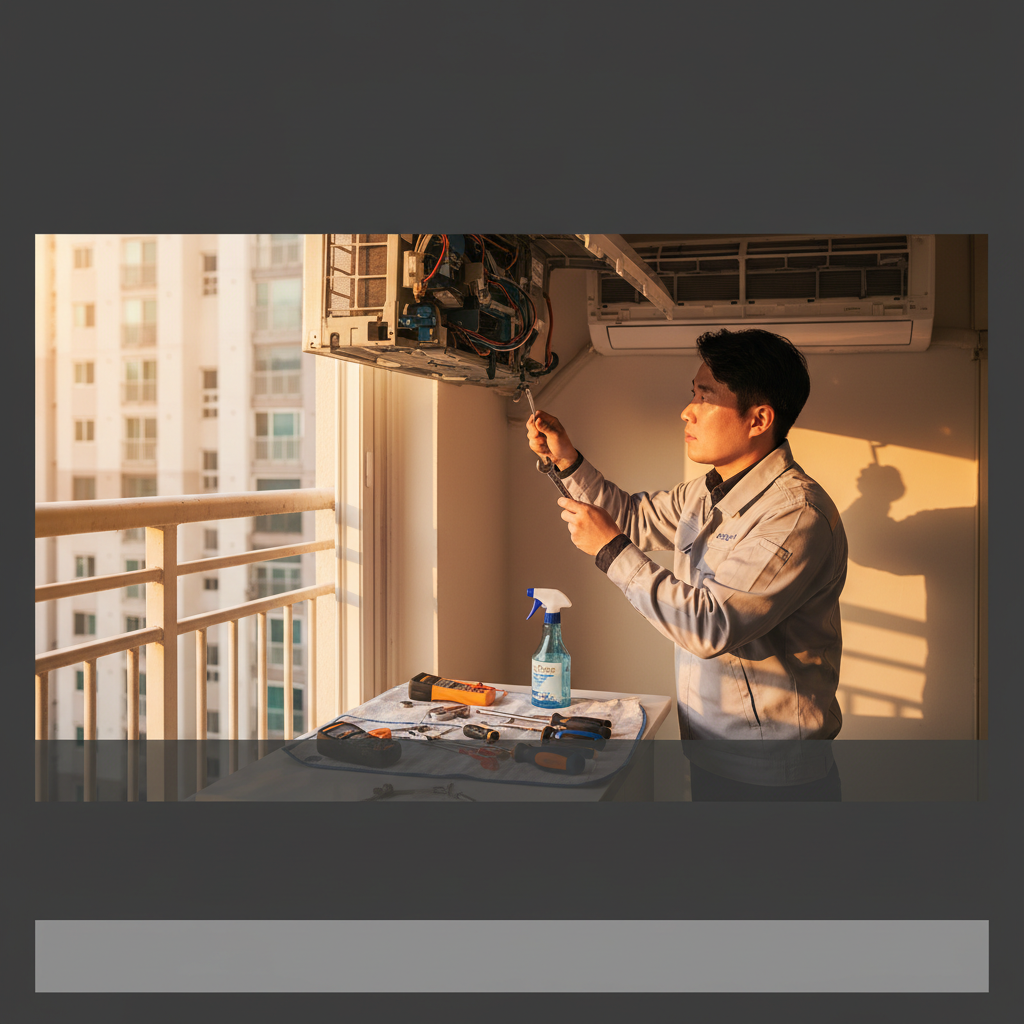 반석동 에어컨 수리 유성구 반석마을 냉동사이클 점검 | 에어컨마법사