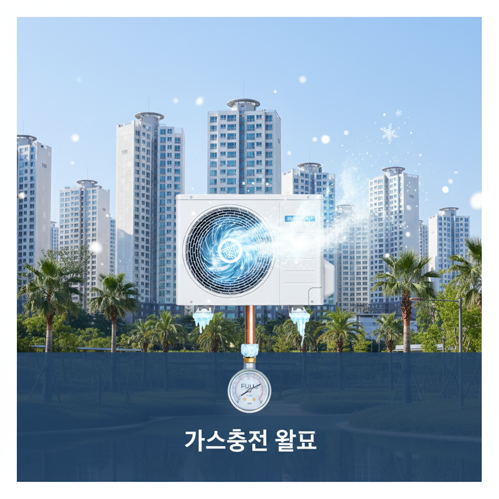 독산1동 에어컨 가스충전 시원한 바람을 되찾는 과정 | 에어컨마법사