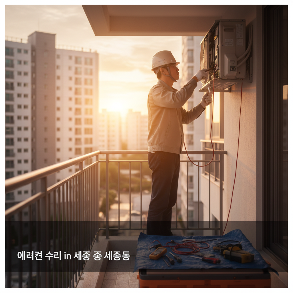 도담동 에어컨 수리 현장 점검 후기 및 냉동사이클 진단 | 에어컨마법사