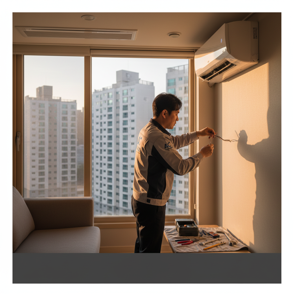 정왕1동 에어컨 수리 점검, 무더위 대비 냉방 트러블 해결 | 에어컨마법사